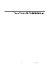 Bleep TS-600 programming